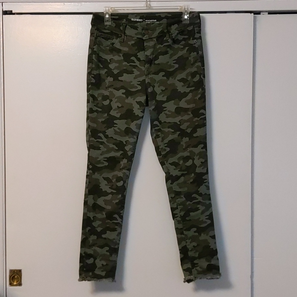 Old Navy Rockstar Camo Jeans